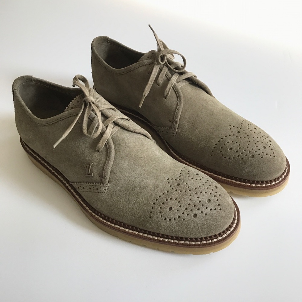Louis Vuitton suede derby